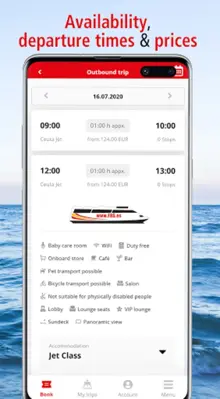 FRS Travel - Book your ferry android App screenshot 4